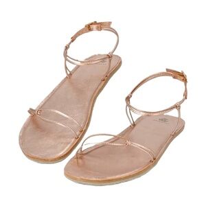 Groundies Cadiz Sandals in Rose Gold